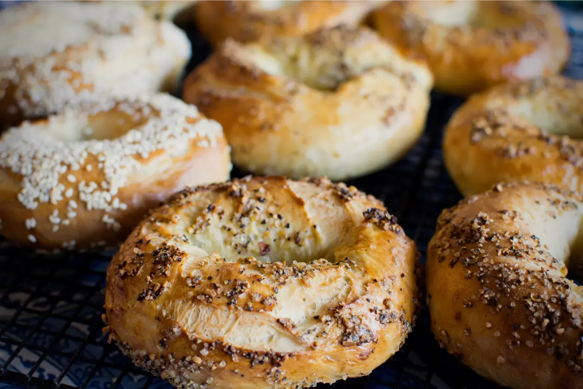 Sourdough Bagels