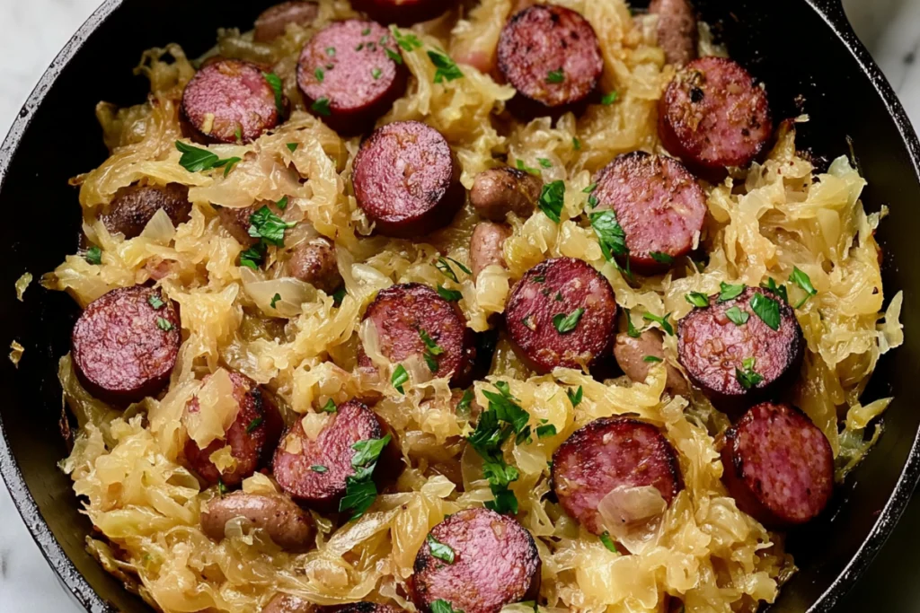 Kielbasa and Sauerkraut