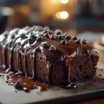 Hot Fudge Brownie Bread