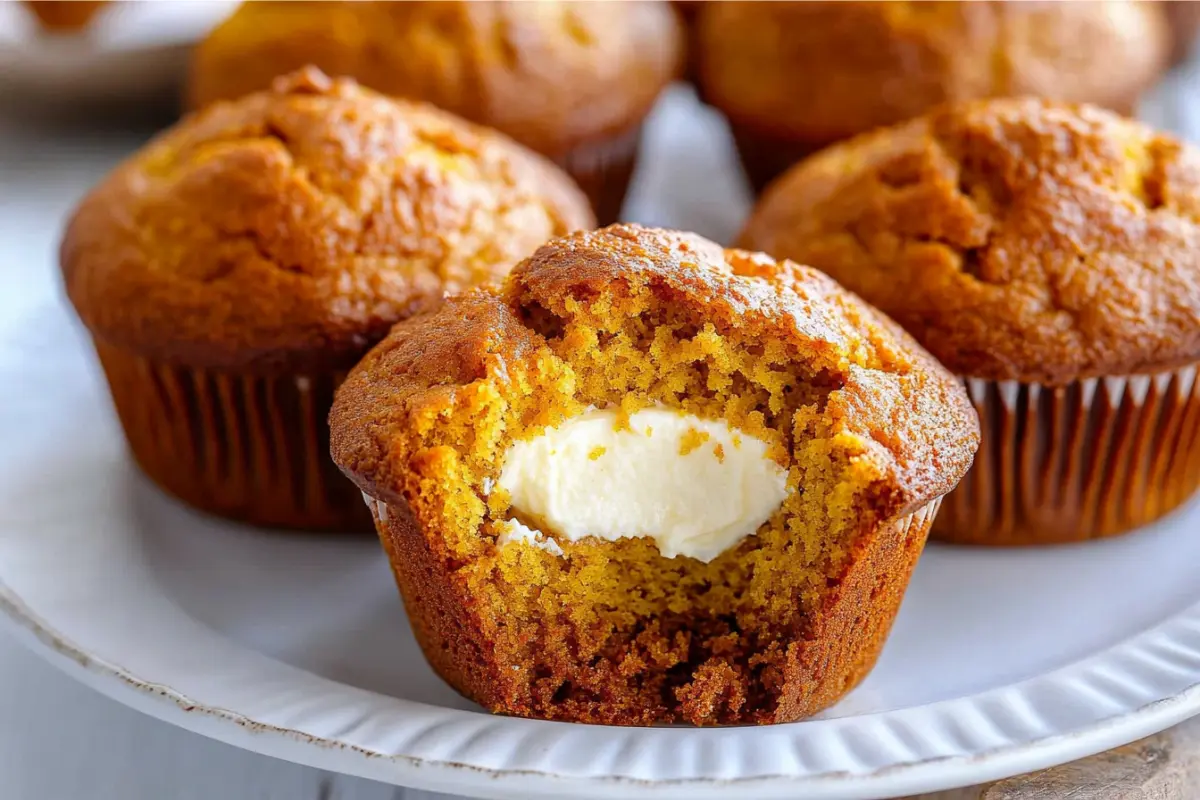 Pumpkin Cream Cheese Muffins