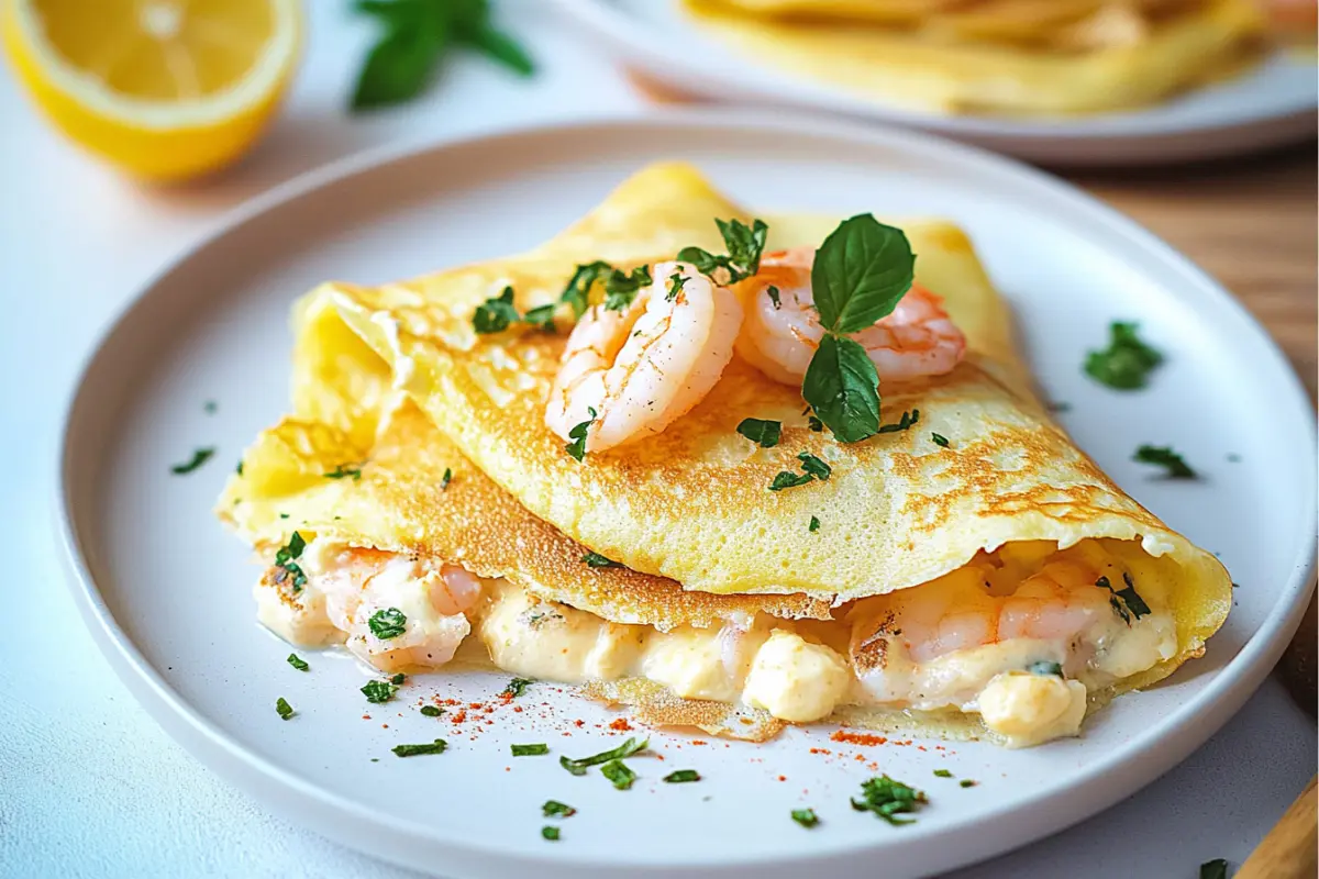 Shrimp Crepes