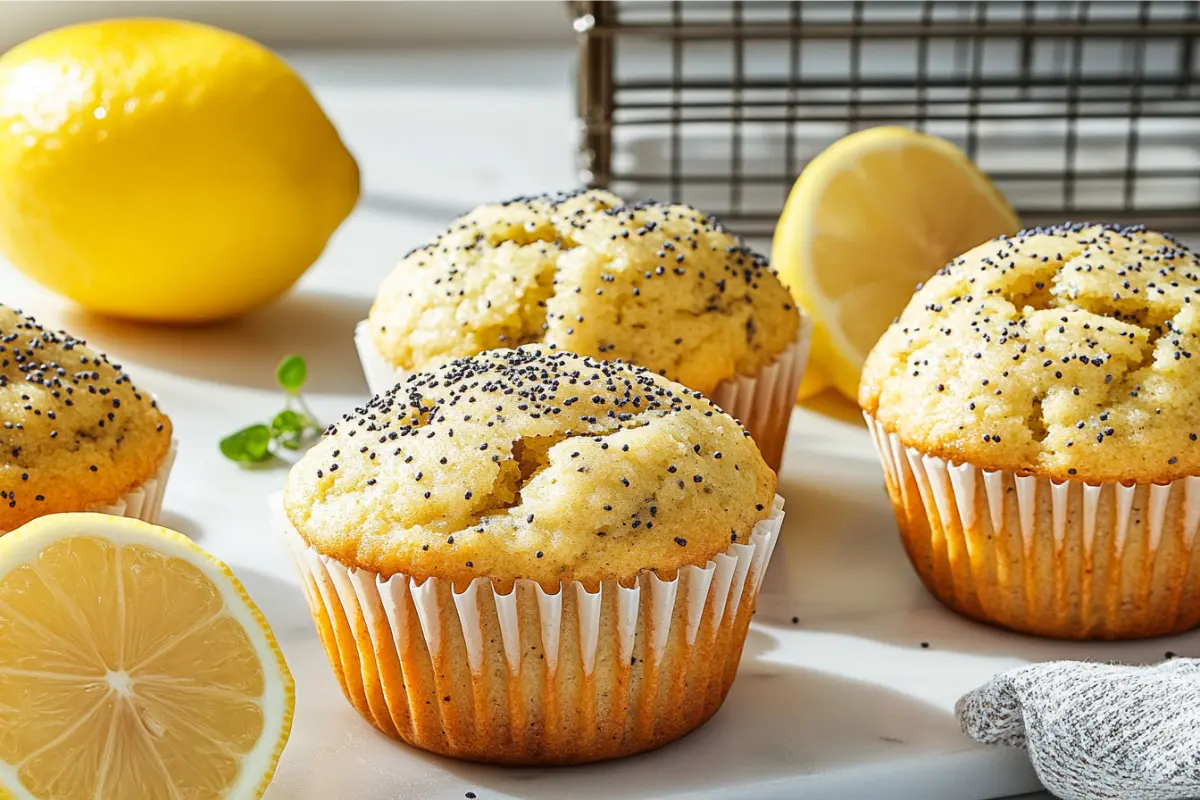 lemon poppy seed muffins